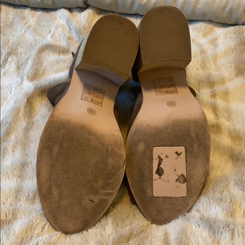 Sole Society Ferris open toe Dark Taupe size 10 - Picture 6 of 10